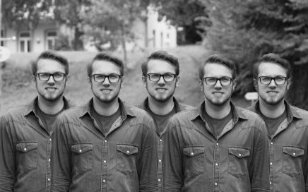 Image of five identical men courtesy Patrick Bursa from Pixabay