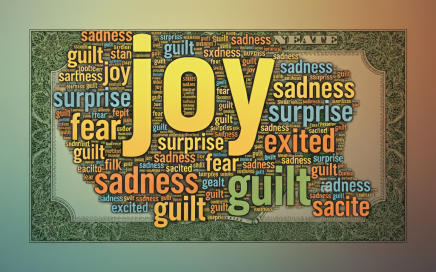 Word cloud superimposed over US money background generated by Gemini LLM